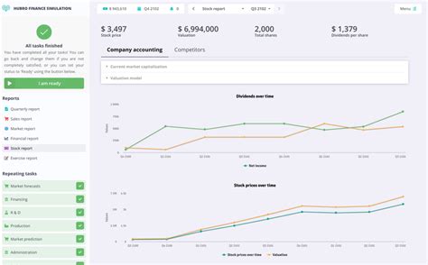 financial simulation for students.